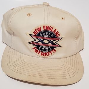 Vintage 80s NFL Super Bowl 20 Patriots Hat